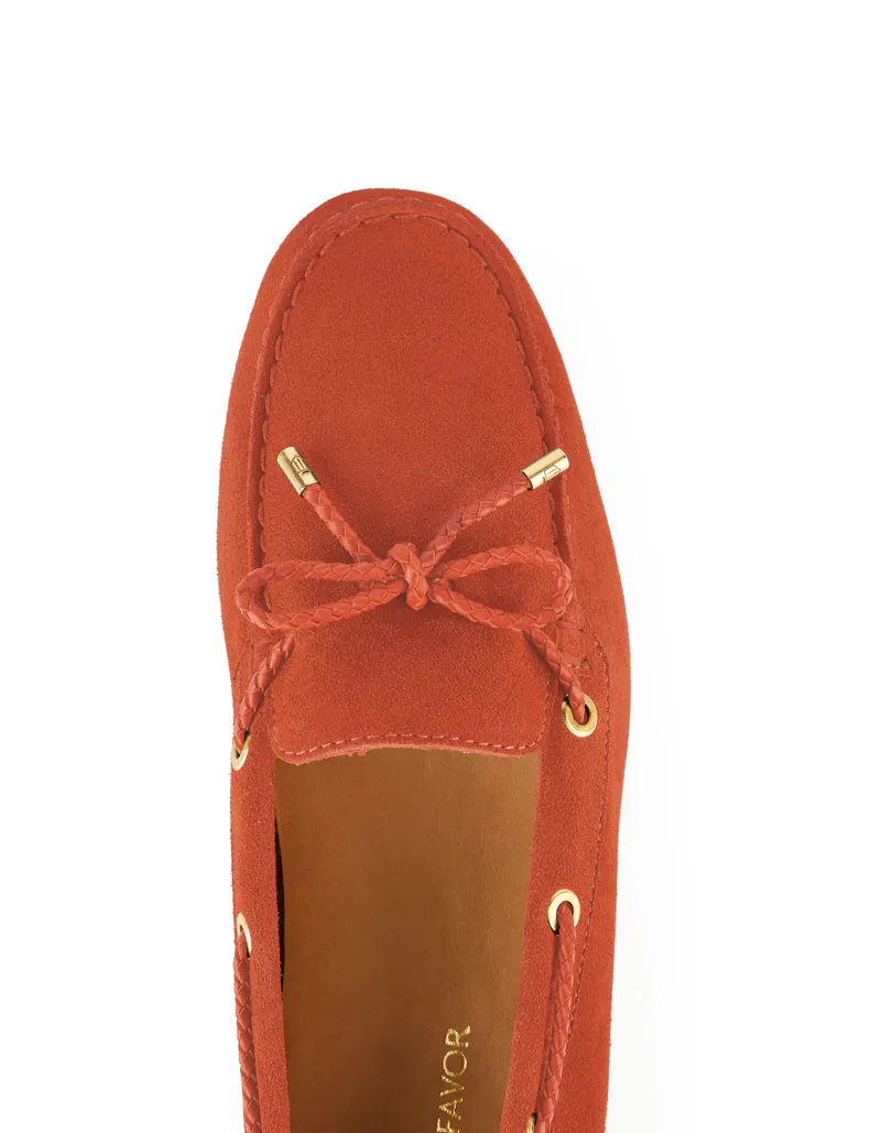 Fairfax and Favor Henley Shoe - Sunset Orange-2